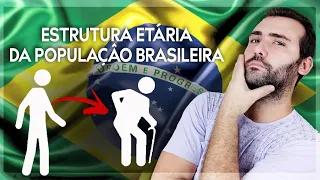 ESTRUTURA ETÁRIA DA POPULAÇÂO BRASILEIRA - EVOLUÇÂO DA PIRÂMIDE ETÁRIA BRASILEIRA