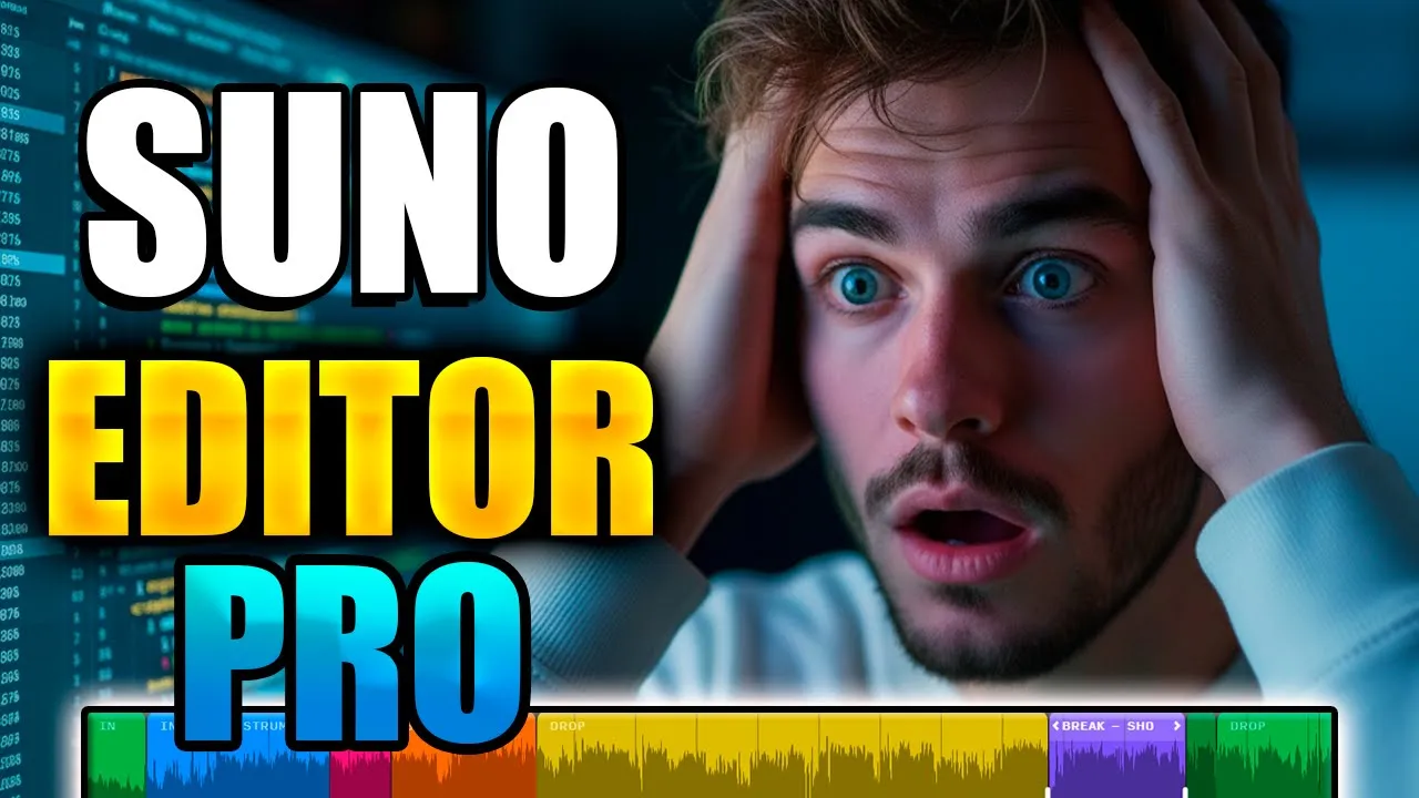 Suno AI Editor: Replace Lyrics, Extend Songs, Add Sections (Full Workflow): video thumbnail