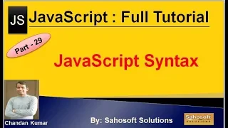 JavaScript Syntax JavaScript Full Tutorial in Hindi