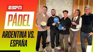 ANALIZAMOS LAS POSIBLES PAREJAS DEL DUELO ENTRE ARGENTINA Y ESPAÑA | ESPN Pádel