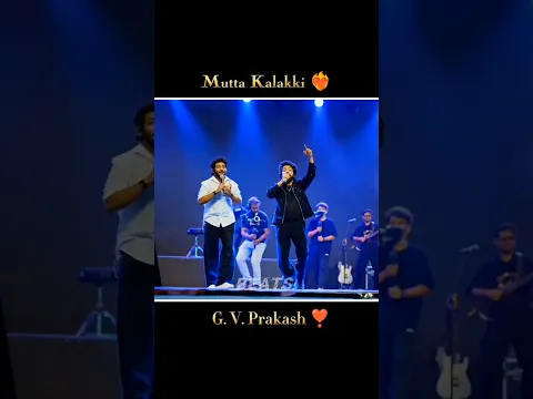 Mutta Kalakki ❣️🚀 G. V. Prakash Kumar Live Performance Was Pure Goosebumps 🔥🎶 Crowd Went Crazy 🥹