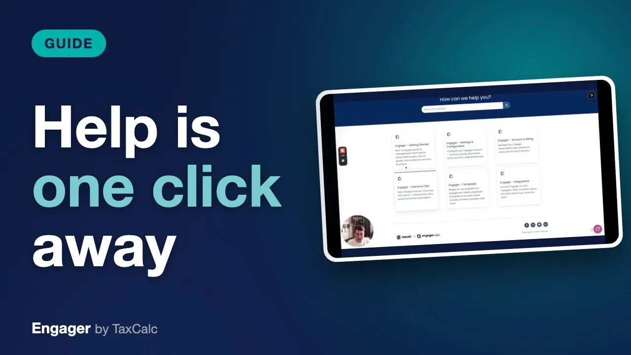 How to get help in Engager