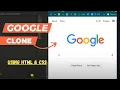 Building a Google Clone Using HTML and CSS Step-by-Step Tutorial vikash abhay
