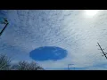 Rare hole punch clouds seen in west suburbs of Chicago