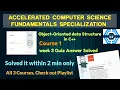 Object Oriented Data Structures In C Coursera Week 3 Quiz - Developing C Classes