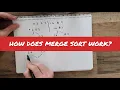 How does Merge Sort work Quick Explanation