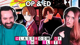 classroom of the elite season 4 opening u0026 ending reaction they are absolute fire 