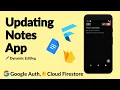Adding Dynamic Update Feature to Flutter-Firebase Notes Desi Programmer