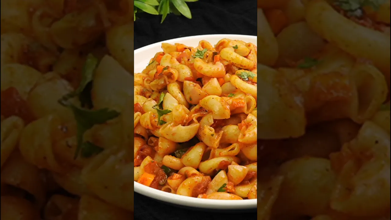 Macaroni Pasta   Pasta Recipe Indian Style   How to make macaroni pasta #shorts #shortsvideo #pasta