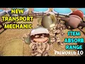 Palworld New Transporting Mechanic in 1 0 Item Absorb Range