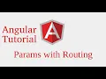 Angular 9 tutorial Params with Router pass data in params