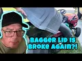 Craftsman riding mower bagger fix works for the moment
