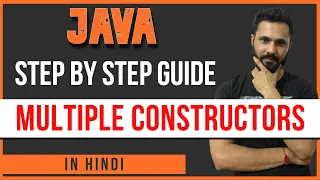 Java tutorial in Hindi for beginners Two Constructors in java Multiple Constructors