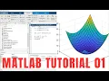 MATLAB tutorial - 3D plot for beginners meshgrid surf bar3 plot3 contour
