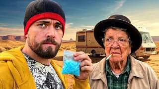 GRANDMA STAYS IN BREAKING BAD RV!