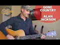 Download Lagu Gone Country - Alan Jackson - Guitar Lesson | Tutorial