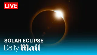 LIVE Solar eclipse Watch live as the moon covers the face of the sun