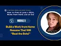 Build a Work from Home Resume That Will Beat the Bots