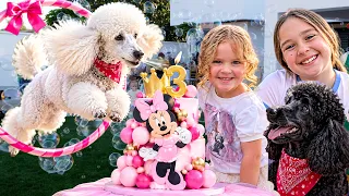 LIRA PROSLAVLJA 3. ROĐENDAN! 🥳 Šou sa pudlama i klovn Šašavko! (Iznenađenje)