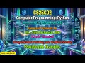 CS25C02 Computer Programming Python Pseudocode Examples Computational Thinking Problem Solving