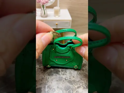 ASMR pack my mini bag💚Green