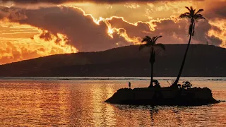 Sunrise-moonrise Honolulu 23