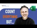 How to Exclude Values in COUNTIF COUNTIFS NOT EQUAL to Multiple Text Exclude Values from List