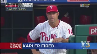 Philadelphia Phillies Fire Manager Gabe Kapler After 2 Seasons