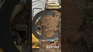 West Haven asphalt patch before and after
