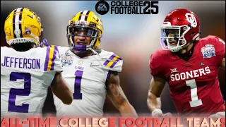 How To Get All-Time Teams In College FOOTBALL 25