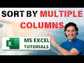 How to Sort by Multiple Columns in Excel