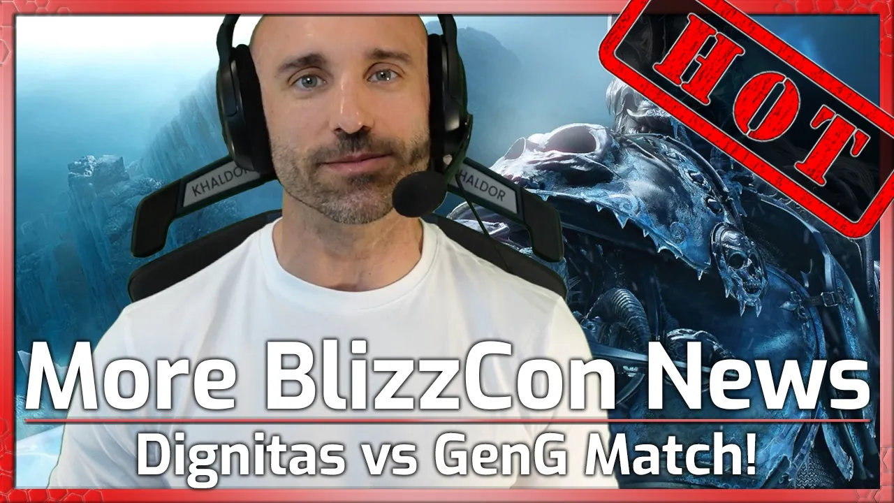 More BLIZZCON News! Dignitas vs GenG Announced! - Heroes of the Storm