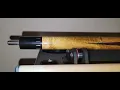 Meucci 97-15 Pool cue with original Red Dot shaft - Showing the condition of it