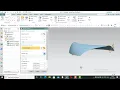NX UG studio surface with line arc plane offset comand