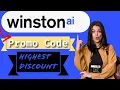 GoWinston Promo Code Discount 2025 - The Most Trusted AI Detector
