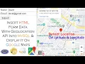 Insert Form Data With Geolocation API In MySQL Display It On Google Maps Get Location JavaScript