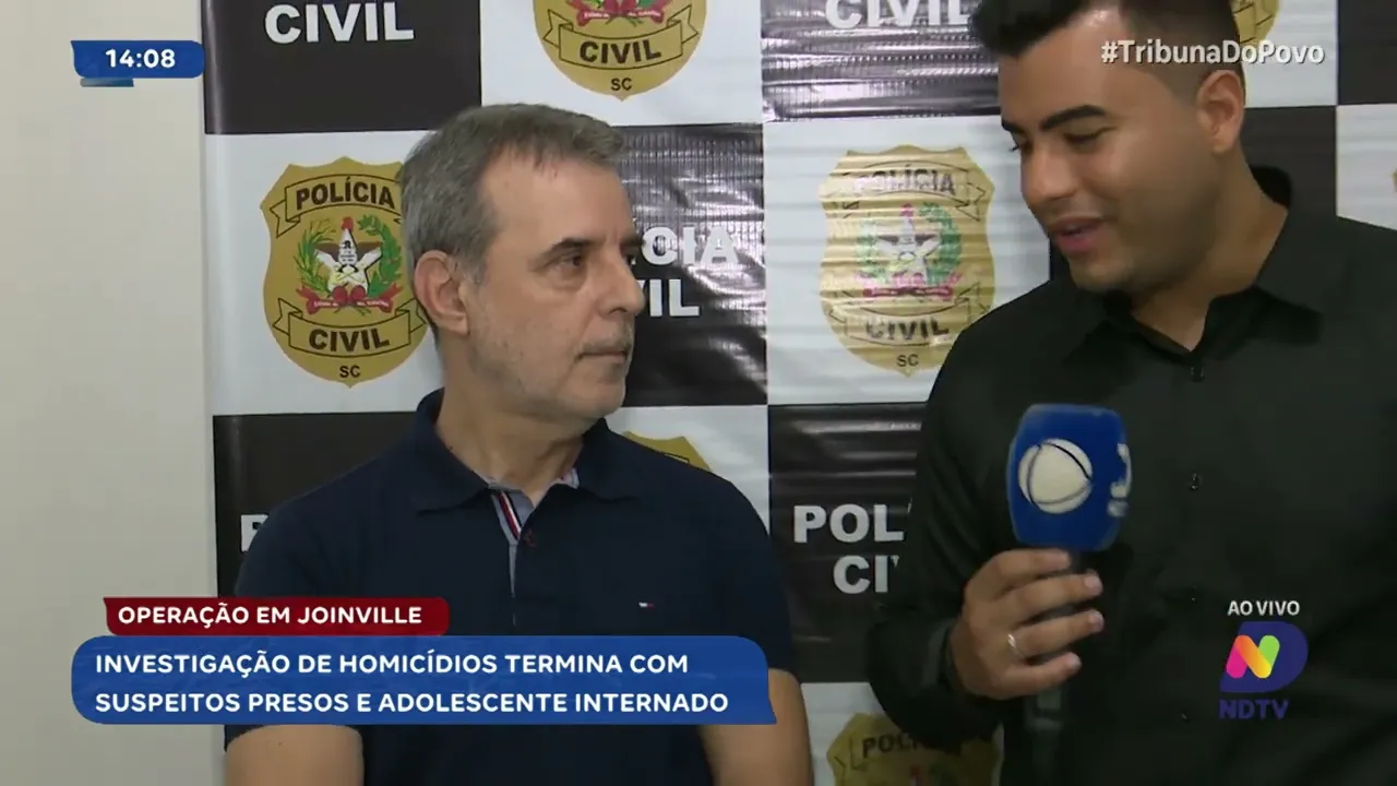 Investigação de homicídios termina com suspeitos presos e adolescente internado