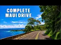 COMPLETE MAUI DRIVE Road to Hana Pi ilani Highway Haleakala Summit Hawaii 4K Scenic Drive