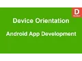 Android Get Device Orientation