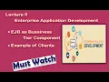 EJB as a Bussiness Tier Component Example of Client Lecture 5 Enterprise Application Development
