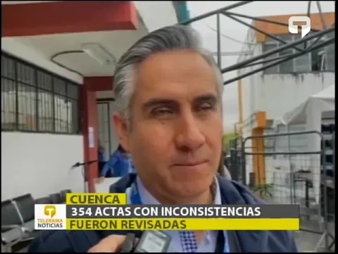 354 actas con inconsistencias fueron revisadas