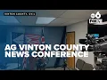 AG Andy Wilson s office holds news conference about search warrant executed in Vinton County