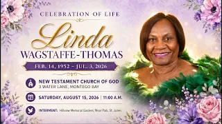 Thanksgiving Service for the Late Linda Wagstaffe - Thomas August 15 2026