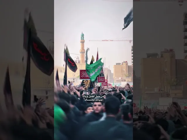 ⁣موكب النجف الاشرف في يوم الاربعين ، #النجف