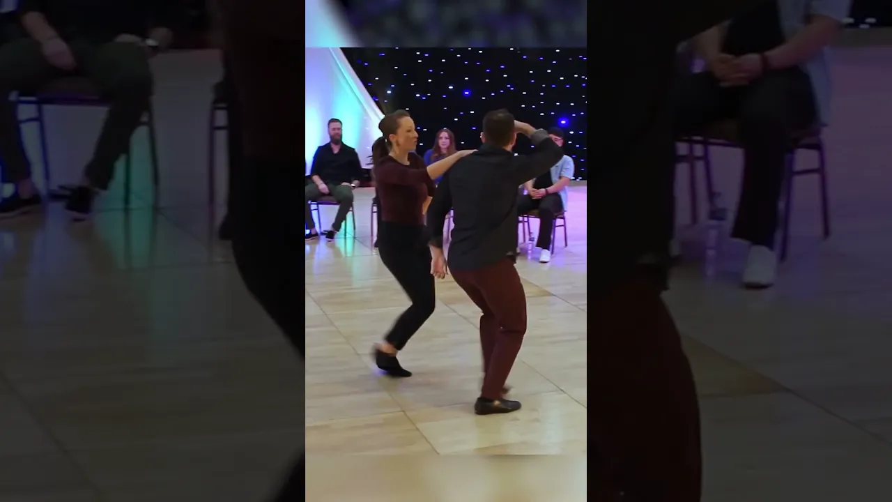 Improv West Coast Swing dance to Boyfriend - Usher by Ben Morris & Cameo McHenry at SwingCouver 2024