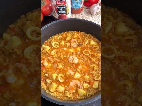 Arroz meloso de Mariscos 🦐❤️
