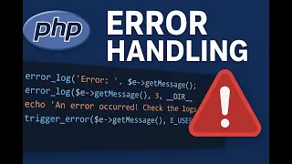 PHP Error Handling Tutorial error - log trigger
