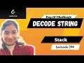 Decode String Leetcode 394 Stack
