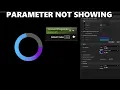Material Parameter Not Showing Up In Instance FIX