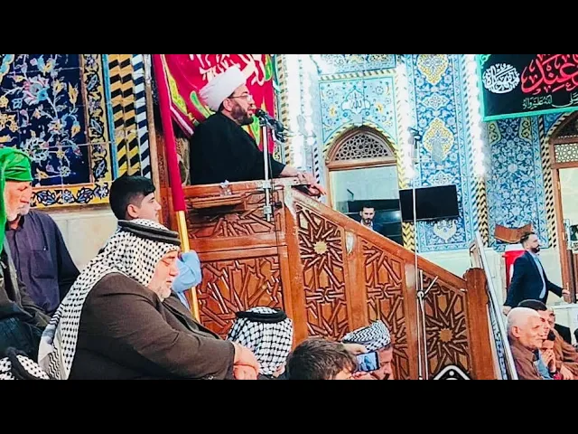 ⁣نعي وفاة السيدة ام البنين من حرم الامام الحسين عليه السلام